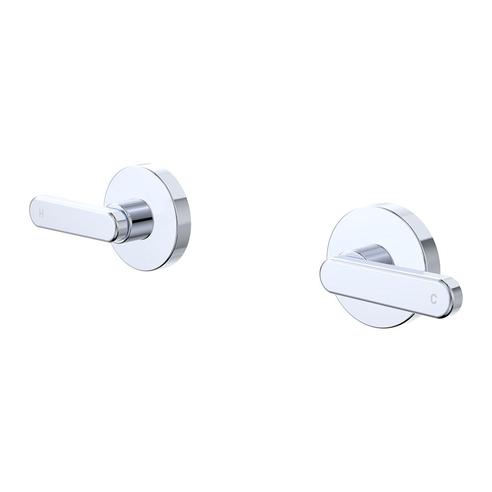 Fienza Kaya Lever Wall Top Assemblies - Chrome