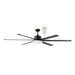 Martec Albatross 72" DC Ceiling Fan With 24W LED Light and Remote - Matt Black-MAFML3MR + MAF180M-blue-leaf-bathware