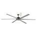 Martec Albatross 72" DC Ceiling Fan With Remote - Brushed Nickel-MAFMBR + MAF180B-blue-leaf-bathware