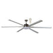 Martec Albatross 84" DC Ceiling Fan With 24W LED Light and Remote - Brushed Nickel-MAFML3BR + MAF210B-blue-leaf-bathware