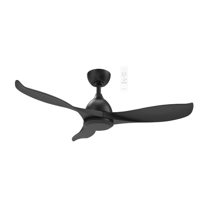 Martec Black Scorpion DC 52″ Smart Ceiling Fan With WIFI Remote Control-MSDC133M-blue-leaf-bathware