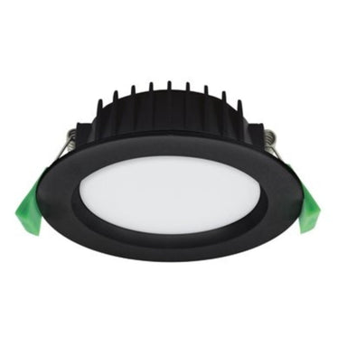 Martec Blitz II 10W Tricolour LED Downlight - Matt Black-TLBD34510MD-blue-leaf-bathware