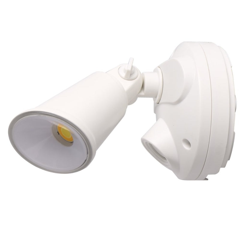 Martec Defender 10W Tricolour LED Single Security Light - White-MLXD3451W-blue-leaf-bathware