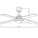 Martec Link 48" AC Ceiling Fan with Tricolour LED Light & Wall Control - White-FSL1243W-blue-leaf-bathware