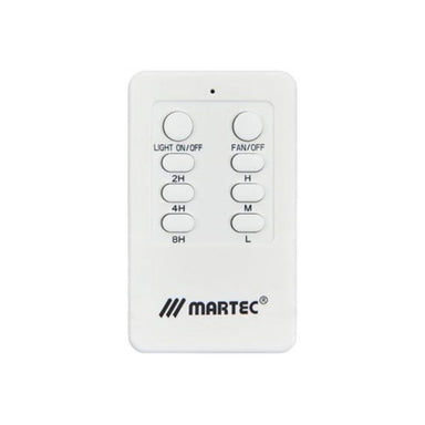 Martec Slimline AC Ceiling Fan Remote Control-MPREMS-blue-leaf-bathware