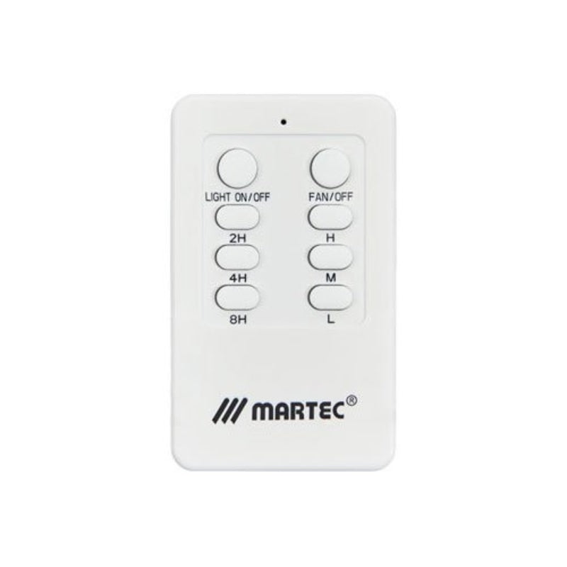 Martec Slimline AC Ceiling Fan Remote Control-MPREMS-blue-leaf-bathware