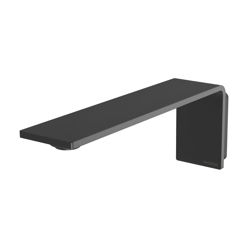 Phoenix Axia Wall Basin / Bath Outlet 200mm Matte Black