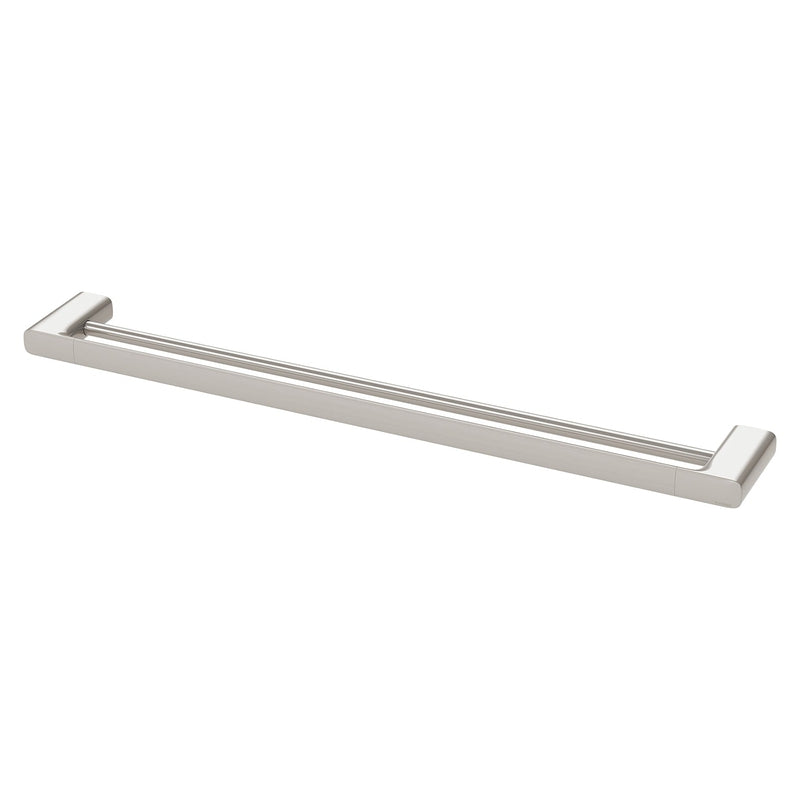Phoenix Nuage Double Towel Rail 800mm - Brushed Nickel