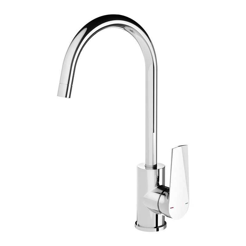 Phoenix Arlo Sink Mixer 200mm Gooseneck - Chrome