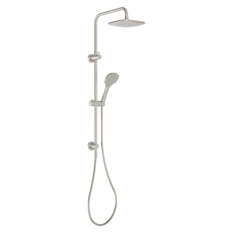 Phoenix Teva Twin Shower - Brushed Nickel