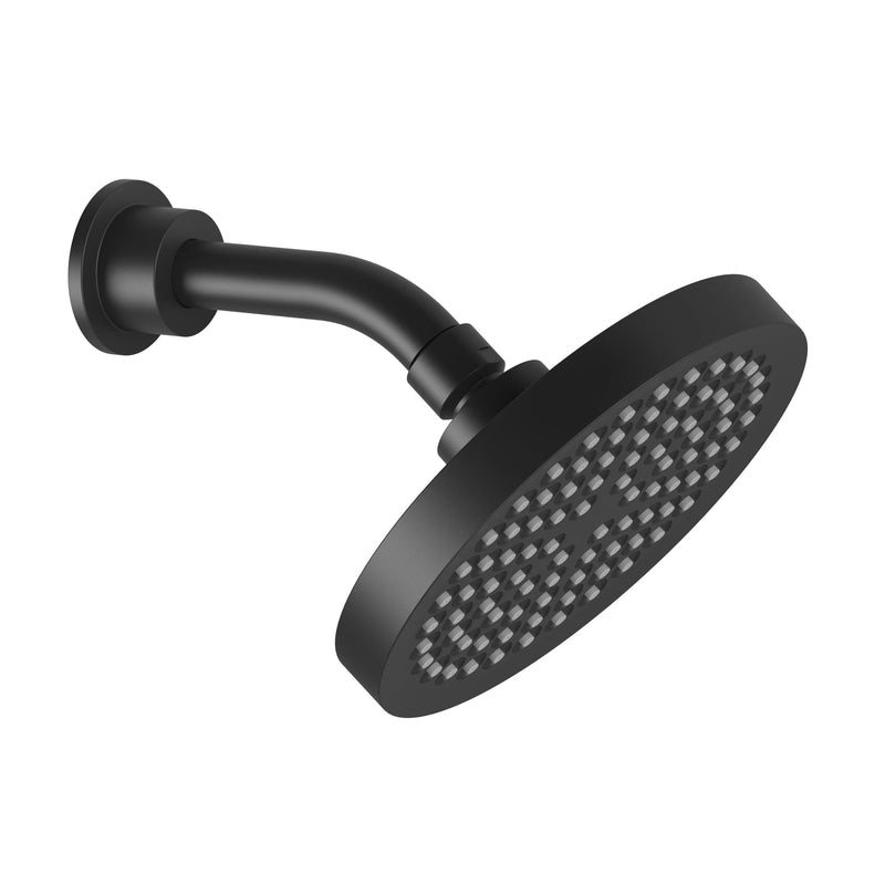 Phoenix Pina Shower Arm & 150mm Round Rose - Matte Black