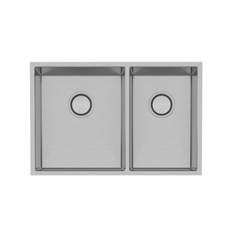 Phoenix 4000 Series 1 and 3/4 Left Hand Bowl Sink - Stainless Steel