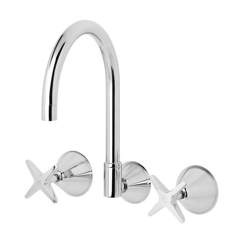 Phoenix Ivy Wall Sink Set - Chrome