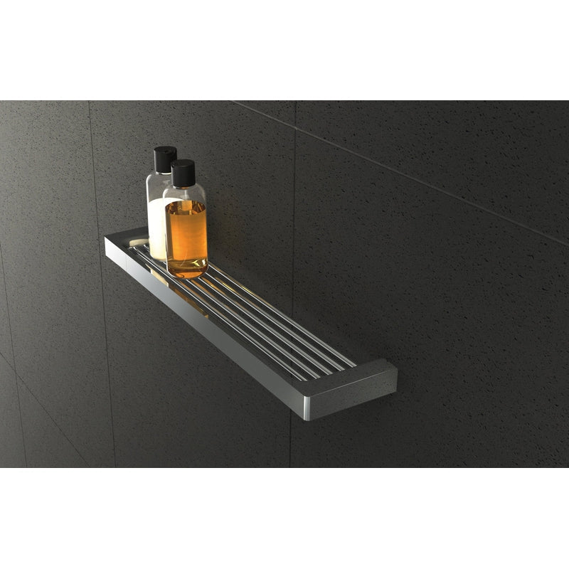 Phoenix Gloss Shower Shelf - Brushed Gold