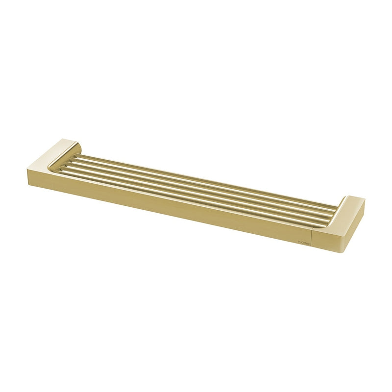 Phoenix Gloss Shower Shelf - Brushed Gold