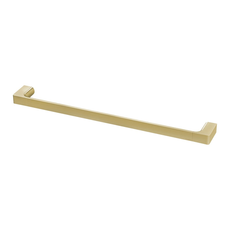 Phoenix Gloss Single Towel Rail 600mm - Brushed Gold