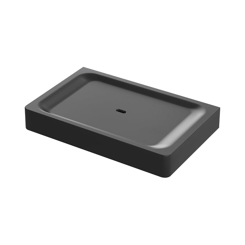 Phoenix Gloss Soap Dish - Matte Black