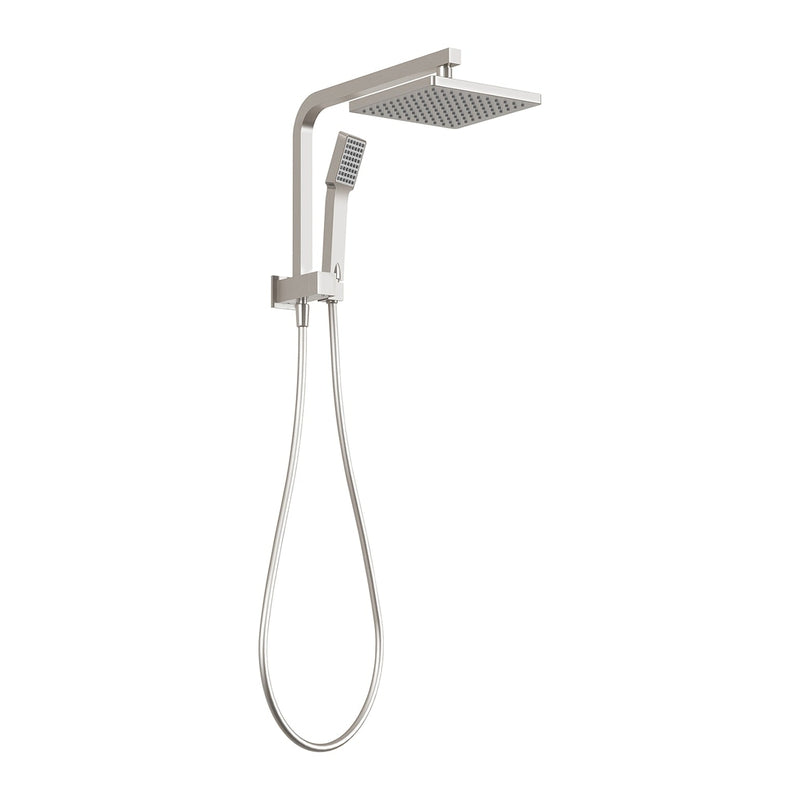 Phoenix Lexi Compact Twin Shower - Brushed Nickel — Reno Hub