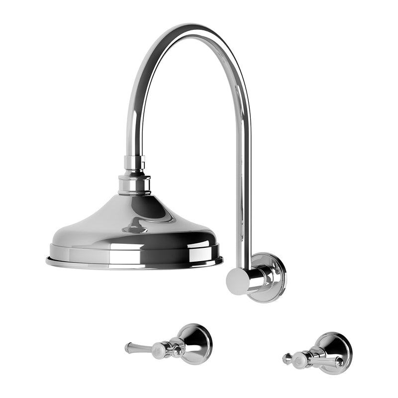 Phoenix Nostalgia Lever Shower Set - Chrome