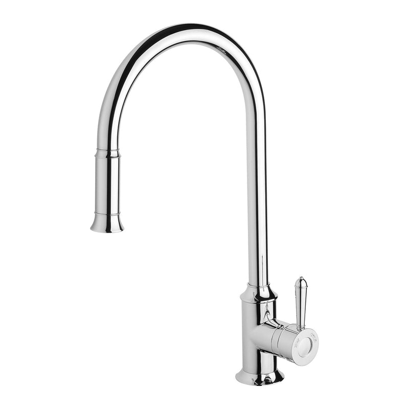 Phoenix Nostalgia Pull Out Sink Mixer - Chrome