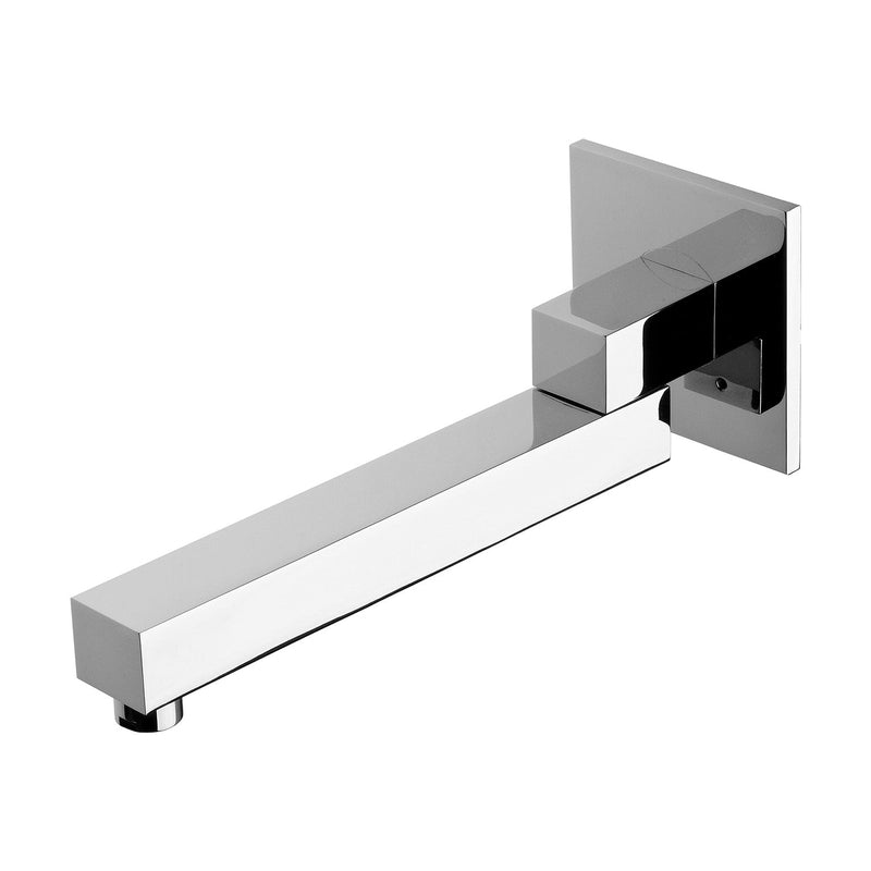 Phoenix Swivel Bath Outlet Squareline 200mm - Chrome
