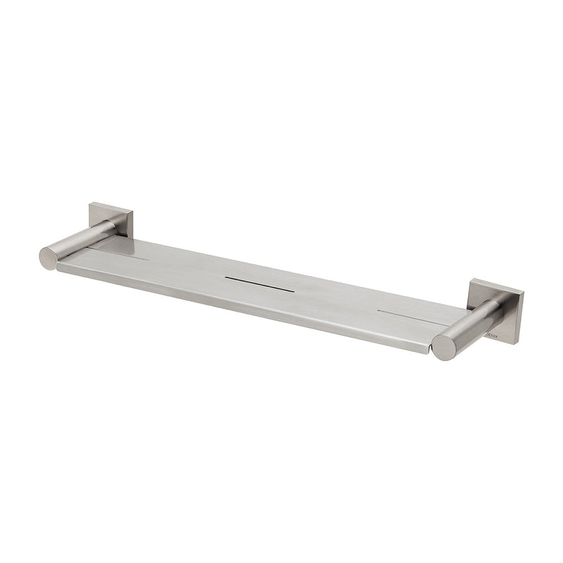 Phoenix Radii Metal Shelf Square Plate - Brushed Nickel