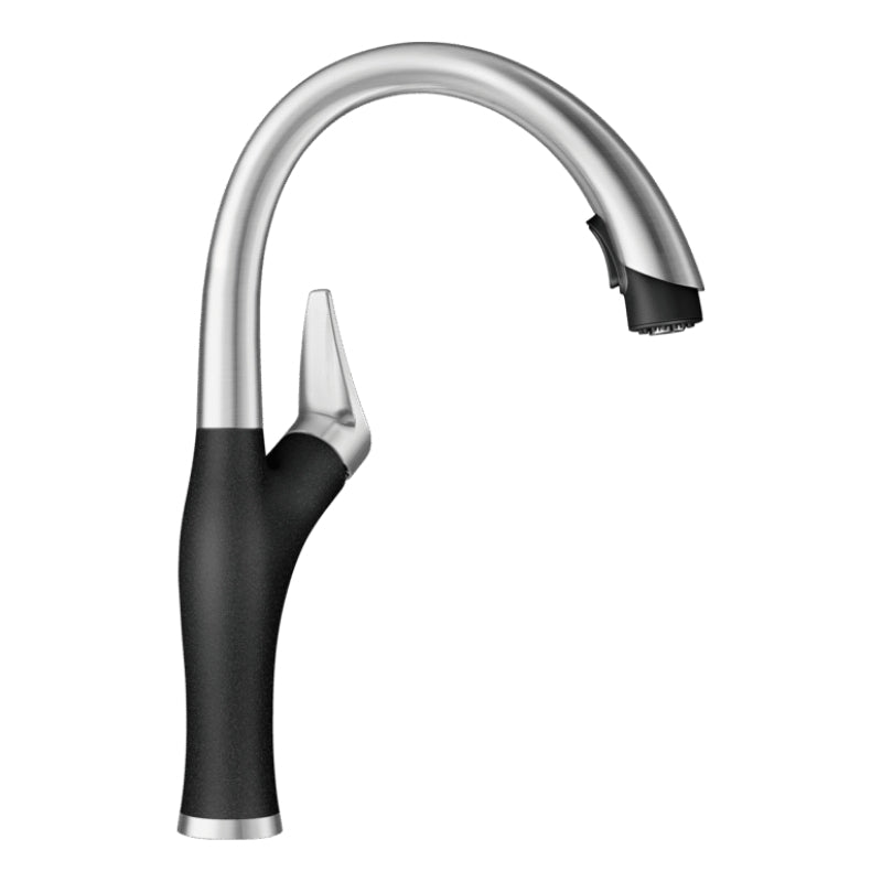 Blanco ARTONA-S High Arch Pull Down Mixer Tap - Anthracite