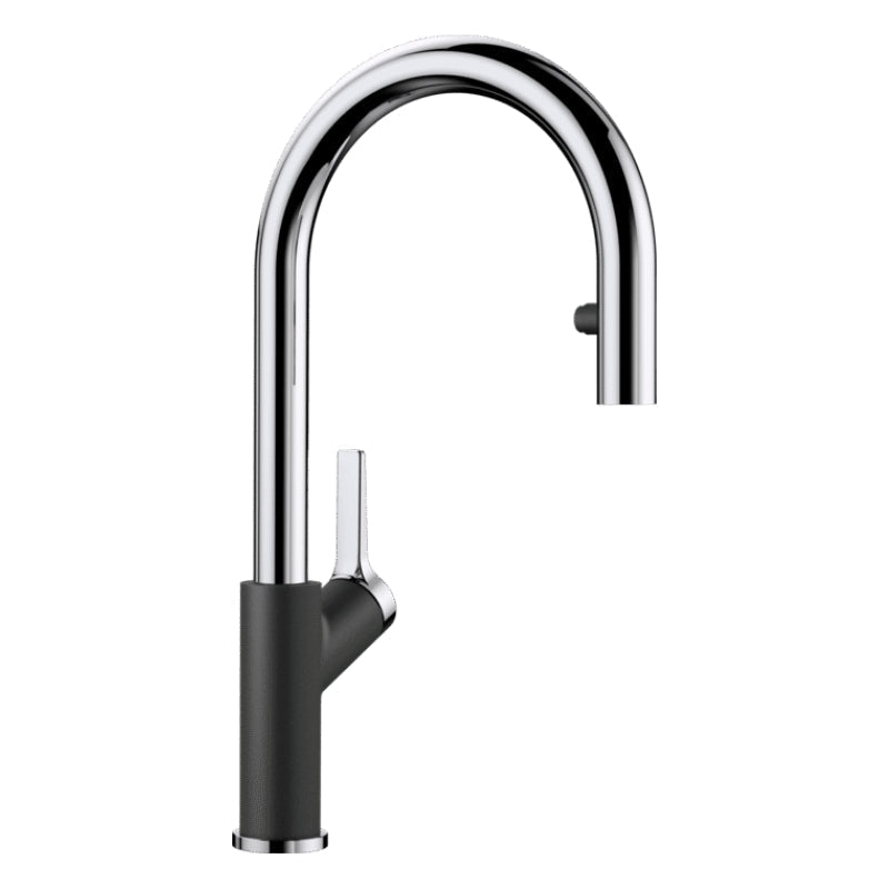 Blanco CARENA-S Gooseneck Pull Out Mixer Tap - Anthracite