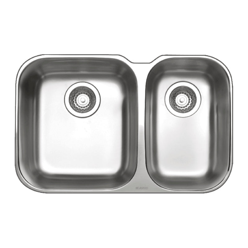 Blanco ESSENTIAL U1 5 1 & ½ Double Bowl Undermount Sink