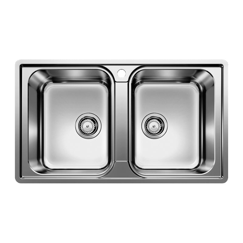 Blanco LEMIS 8-IF Double Bowl Inset/Flushmount Sink