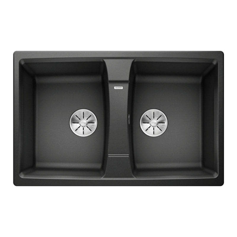 Blanco LEXA 8 Double Bowl Inset Sink - Anthracite