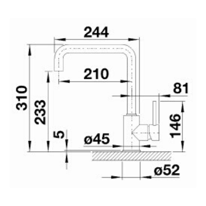 Blanco MILI Single Lever Mixer Tap