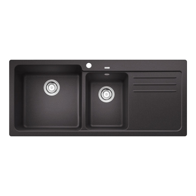 Blanco Naya 8 S Double Bowl Inset Sink - Anthracite