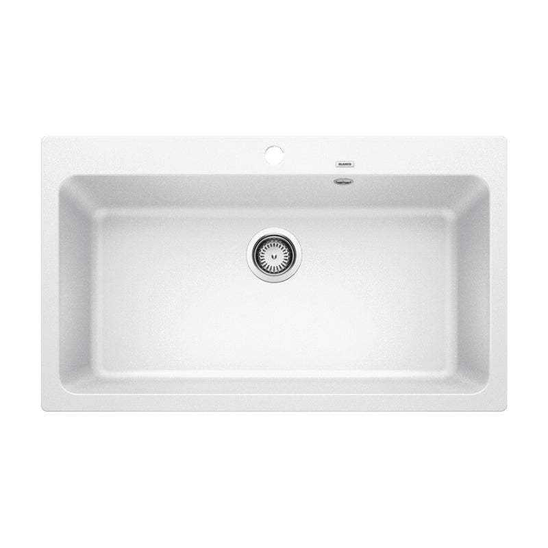 Blanco Naya XL 9 Single Bowl Inset Sink - White