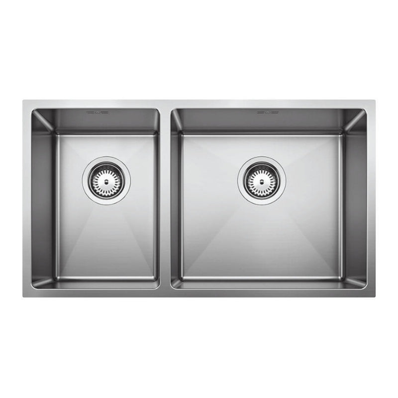 Blanco QUATRUS R15 400/200-IU Double Bowl Inset / Undermount Sink - Right Hand Bowl