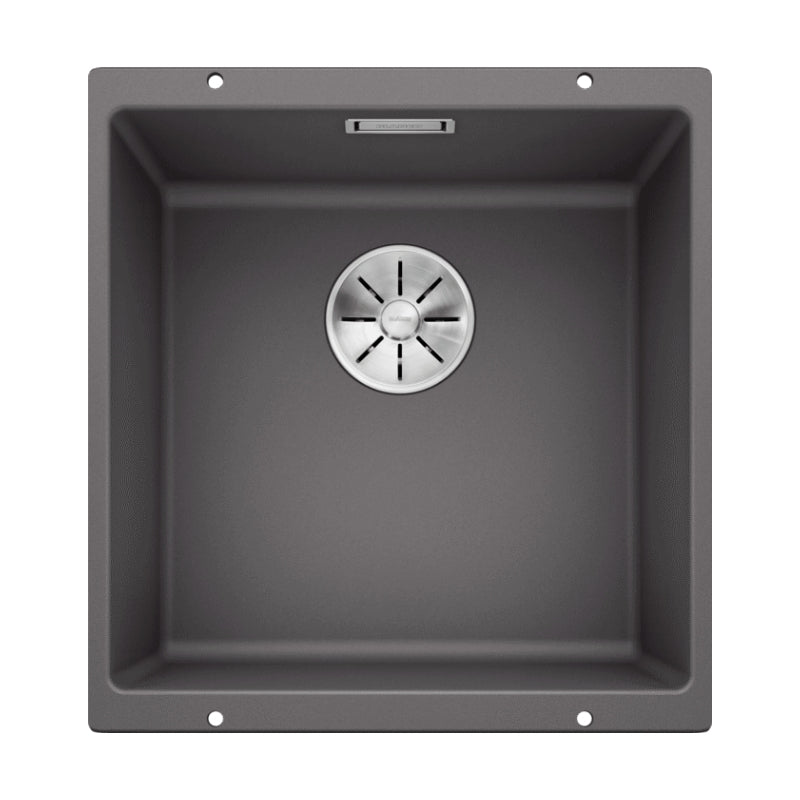 Blanco SUBLINE 400-U Single Bowl Undermount Sink - Rock Grey