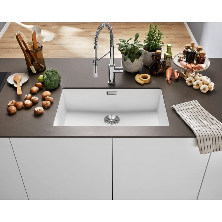 Blanco SUBLINE 700-U Single Bowl Undermount Sink - White