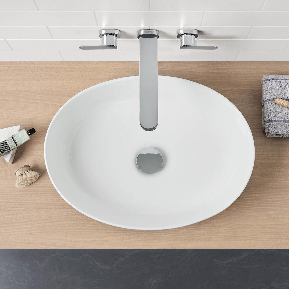 Caroma Artisan Above Counter Basin - Oval 510mm