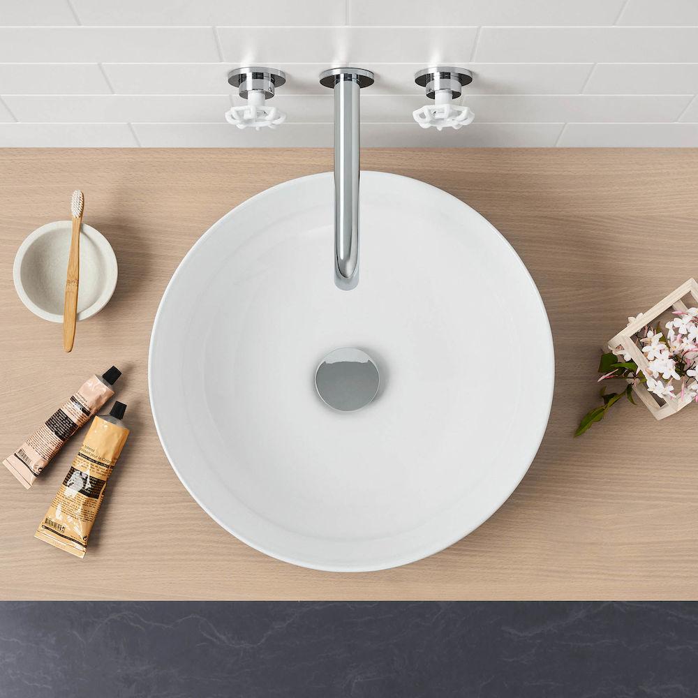 Caroma Artisan Above Counter Basin - Round 405mm