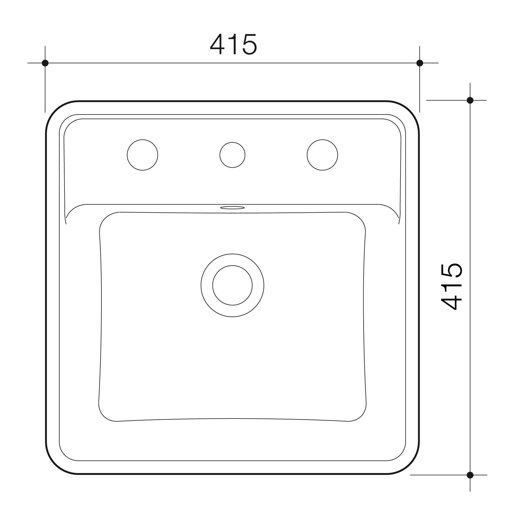 Caroma Carboni II Above Counter Basin