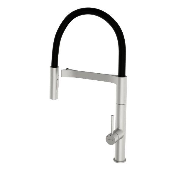 Caroma Liano II Pull Down Sink Mixer - Brushed Nickel