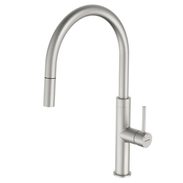 Caroma Liano II Pull Out Sink Mixer - Brushed Nickel