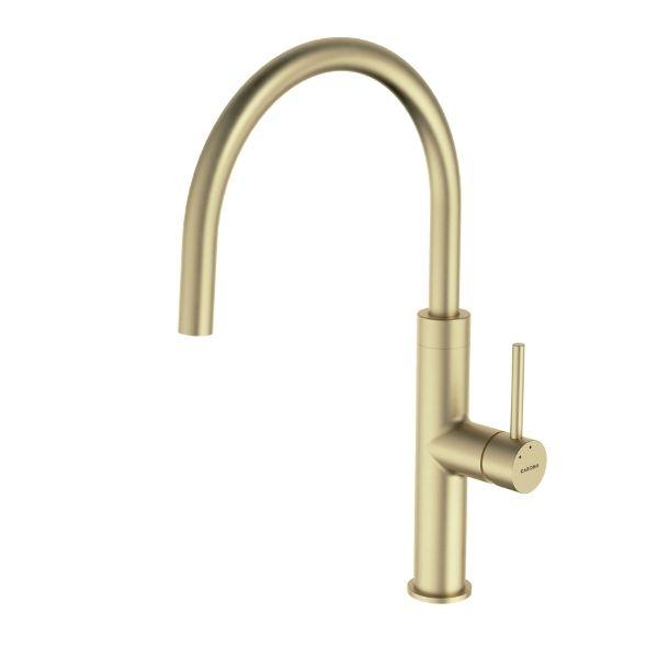 Caroma Liano II Sink Mixer - Brushed Brass