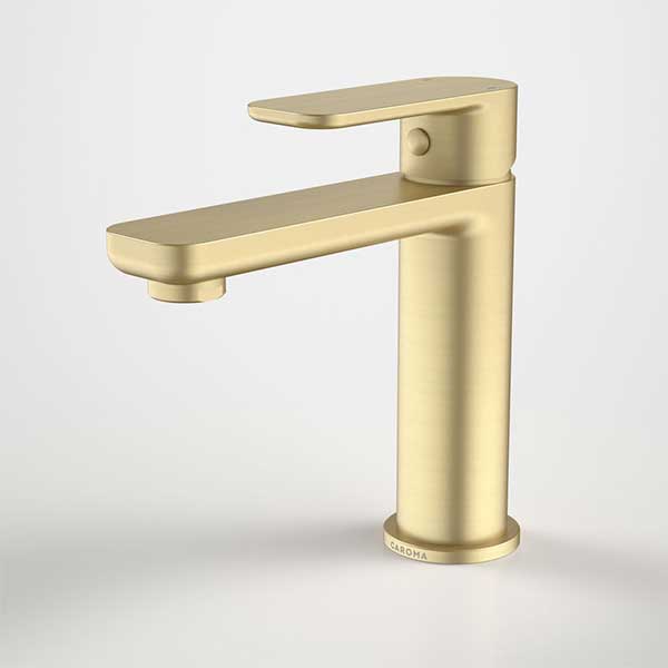 Caroma Luna Basin Mixer Brushed Brass