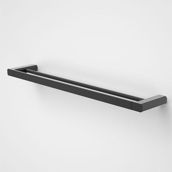 Caroma Luna Double Towel Rail Black 630mm