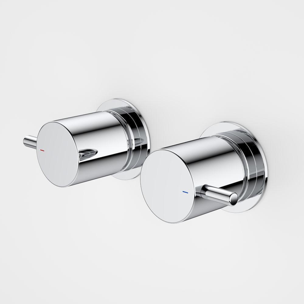 Caroma Luna Lever Wall Handle Set Chrome