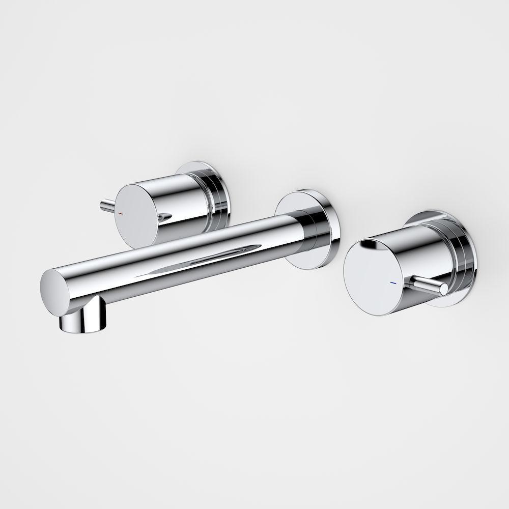 Caroma Luna Lever Wall Tap Set Chrome