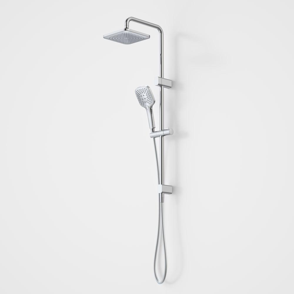 Caroma Luna Multifunction Rail Shower with Overhead Chrome