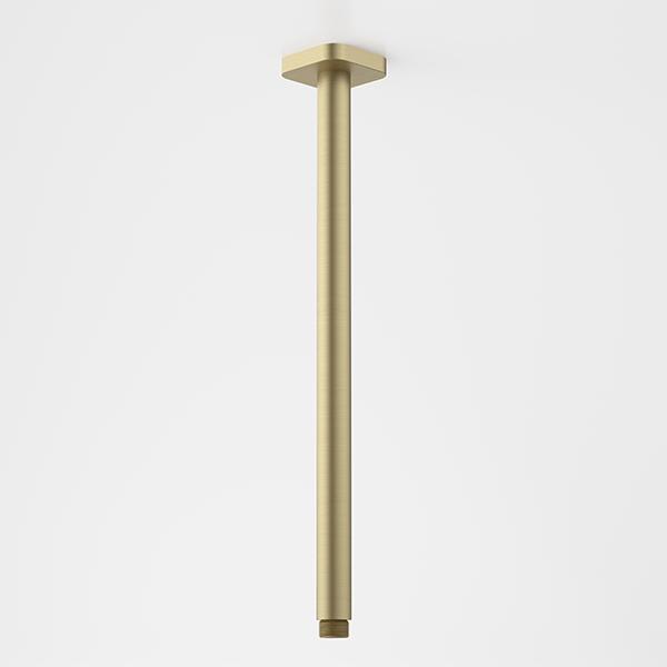 Caroma Luna Shower Arm Straight 410mm Brushed Brass