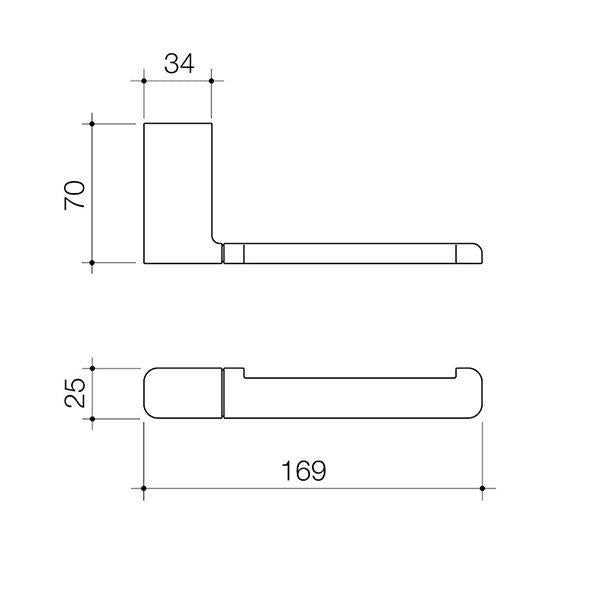 Caroma Luna Toilet Roll Holder Brushed Nickel